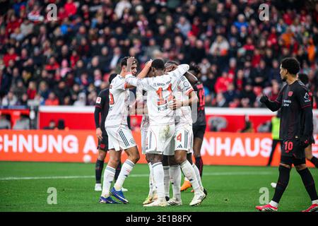 LEVERKUSEN, GERMANIA - 14 MARZO 2026: - La partita 1.Bundesliga Bayer 04 Leverkusen vs FC Bayern Muenchen alla BayArena. Foto Stock