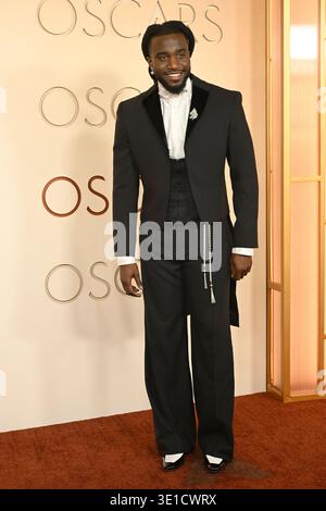 Hollywood, California, 15 marzo 2026. Shaboozey al 98° Oscar al Dolby Theatre il 15 marzo 2026 a Hollywood, California. Crediti: Valerie Goodloe/Media Punch/Alamy Live News Foto Stock