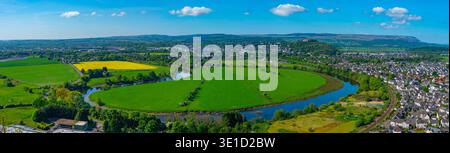 Vista panoramica della città di Stirling in Scozia. IMMAGINE Foto Stock