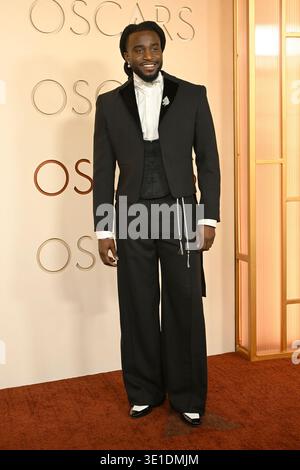 Hollywood, California, 15 marzo 2026. Shaboozey al 98° Oscar al Dolby Theatre il 15 marzo 2026 a Hollywood, California. Crediti: Valerie Goodloe/Media Punch/Alamy Live News Foto Stock