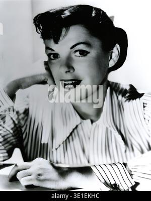 Pubblicità ancora di Judy Garland da Warner Brothers 1954 A Star is Born Foto Stock