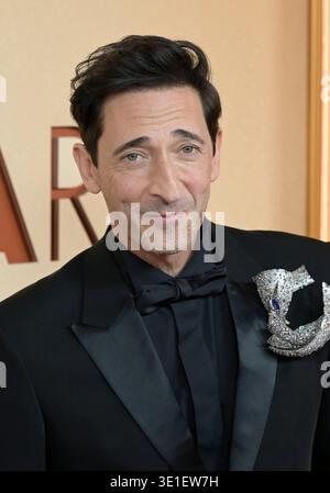 Hollywood, California, 15 marzo 2026. Adrien Brody al 98° Oscar al Dolby Theatre il 15 marzo 2026 a Hollywood, California. Crediti: Marty/Media Punch/Alamy Live News Foto Stock