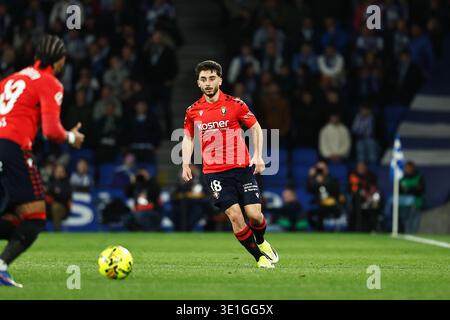 Raul Moro (Osasuna), 15 MARZO 2026 - calcio: Partita spagnola "LaLiga EA Sports" tra Real Sociedad - CA Osasuna all'Estadio de Anoeta di San Sebastian, Spagna. (Foto di Mutsu Kawamori/AFLO) Foto Stock