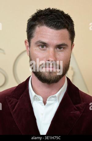 Hollywood, California, 15 marzo 2026. Chase Stokes al 98° Oscar al Dolby Theatre il 15 marzo 2026 a Hollywood, California. Crediti: Marty/Media Punch/Alamy Live News Foto Stock