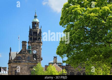 Regno Unito, South Yorkshire, Sheffield, Municipio da Pinstone Street. Foto Stock