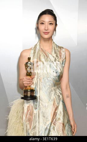 LOS ANGELES, CALIFORNIA - 15 MARZO: EJAE partecipa al Vanity Fair Oscar Party del 2026 ospitato da Mark Guiducci al Los Angeles County Museum of Art il prossimo marzo Foto Stock