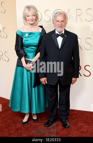 Nancy Hult Ganis e Sid Ganis al 98° Annual Academy Awards tenutosi al Dolby Theatre di Hollywood, USA il 15 marzo 2026. Foto Stock