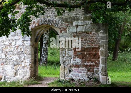 Resti del castello di Wallingford Foto Stock