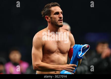 Koke of Atletico Madrid - Tottenham Hotspur V Atletico Madrid, UEFA Champions League turno 16 2a tappa, Tottenham Hotspur Stadium, Londra, Regno Unito - 18 marzo 2026 fotografo Shaun Brooks / Golazoimages Foto Stock