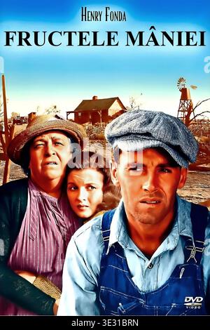 Poster del film The Grapes of Wrath 1940 Foto Stock