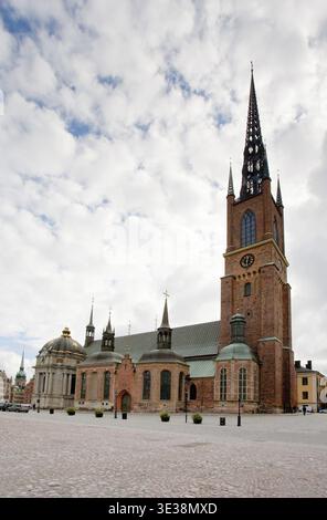 Riddarholmskyrkan - chiesa dei Cavalieri - a Stoccolma, Svezia Foto Stock