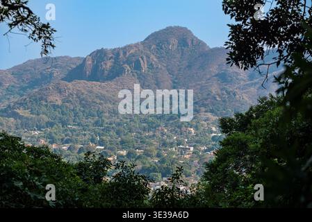 Tepoztlan, Messico - 26 marzo 2024. Montagne Tepozteco Foto Stock