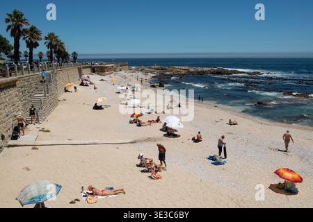 Queens Beach, città del Capo, Sud Africa Foto Stock