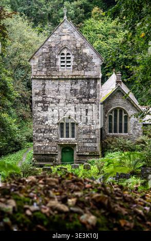 Minster chiesa in Boscastle, Cornwall, Regno Unito Foto Stock