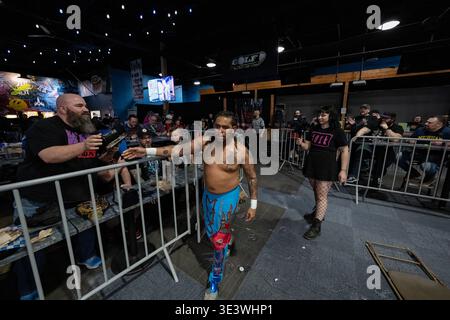 Xtreme intense Championship Wrestling XICW più forte che mai a One Eyed Jacks a Shelby Twp, Michigan, il 15 marzo 2026 Foto Stock