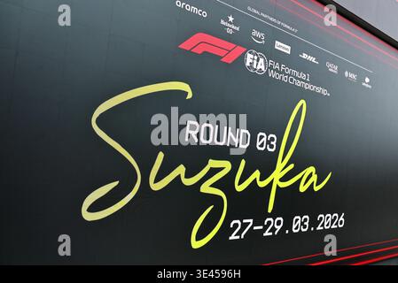 Suzuka, Giappone. 26 marzo 2026. Atmosfera del circuito. 26.03.2026. Formula 1 World Championship, Rd 3, Japanese Grand Prix, Suzuka, Giappone, giornata di preparazione. Il credito fotografico dovrebbe essere: XPB/Alamy Live News. Foto Stock