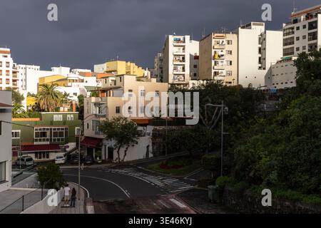 Spagna, Isole Canarie, Tenerife, Icod de los Vinos, città Foto Stock