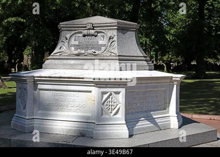 Tomba di John Rylands, Southern Cemetery. Foto Stock