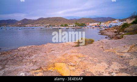 La Azohía Bay, Cartagena, Región de Murcia, Spagna, Europa Foto Stock