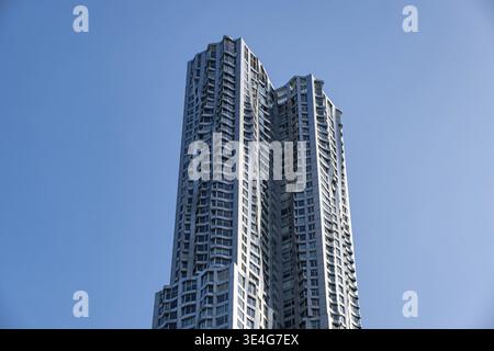 Brooklyn NY - USA - 9 luglio 2019: New York by Gehry Foto Stock
