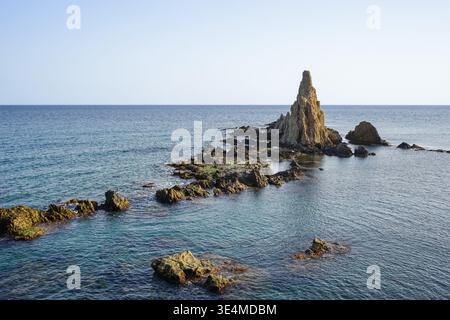 Arrecife de las Sirenas, Cabo de Gata, Andalusia, Spagna Foto Stock