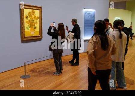 Kunst Malerei ArchitekturTourismus 22.-26.03.2026 Amsterdam Niederlande Holland Vincent Van Gogh Museum Amsterdam Das Van Gogh Museum ad Amsterdam beh Foto Stock
