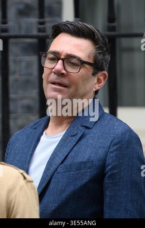Londra, Regno Unito. 31 marzo 2026. Andy Burnham - il sindaco di Greater Manchester arriva per un incontro a Downing Street. Credito: Justin ng/Alamy Live News. Foto Stock