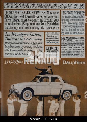 Rivista vintage 'Life' 16 novembre 1959 annuncio pubblicitario, USA Foto Stock