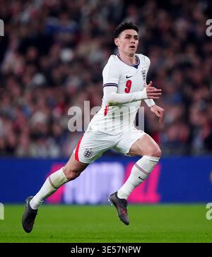 Phil Foden dell'Inghilterra durante l'amichevole internazionale al Wembley Stadium di Londra. Data foto: Martedì 31 marzo 2026. Foto Stock