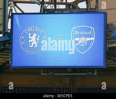 Londra, Regno Unito. 1 aprile 2026. LONDRA, INGHILTERRA - 1° APRILE: Vista generale all'interno del terreno prima della partita di secondo livello della UEFA Womens Champions League 2025/26 tra Chelsea e Arsenal allo Stamford Bridge il 1° aprile 2026 a Londra, Inghilterra. Credito: SPP Sport Press Photo. /Alamy Live News Foto Stock