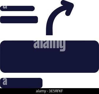 Set completo di icone Flat Vector Business, Social Media e comunicazione Illustrazione Vettoriale