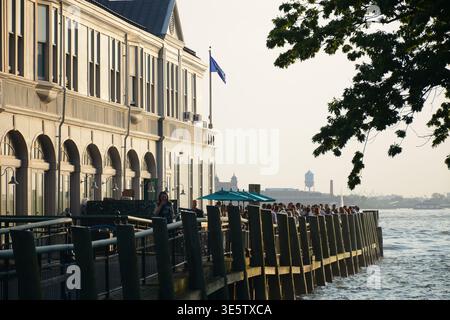 New York, USA - 30 maggio 2019: Battery Park a Lower Manhattan Foto Stock