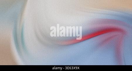 Brillante opera d'arte astratta con sfumature rosse, blu e bianche su tela testurizzata con pennellate e sfumature dinamiche Foto Stock