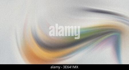 Questa immagine mostra una straordinaria opera d'arte astratta con motivi vorticosi di arancione, verde e altri colori vivaci, che creano un'accattivante grafica Foto Stock