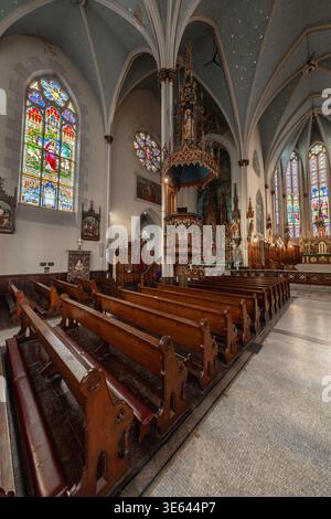 Chiesa storica di St. Joseph a Detroit, Michigan, il 14 marzo 2024 Foto Stock