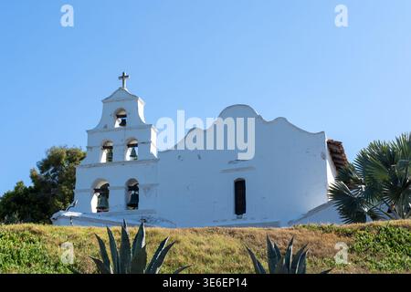 Missione Basilica di San Diego de Alcalá a San Diego, CA, Stati Uniti. Foto Stock