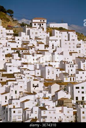 Casares è un comune della Spagna, situato nella provincia di Malaga, nella comunità autonoma dell'Andalusia, Spagna Foto Stock