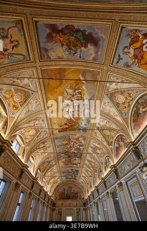 Sala degli specchi, Palazzo Ducale, Mantova, Italia Foto Stock