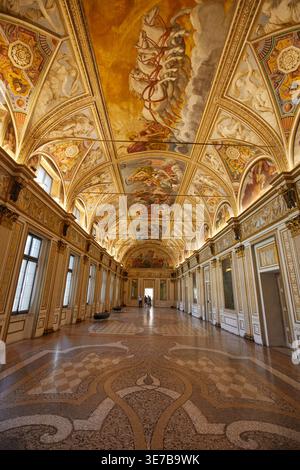 Sala degli specchi, Palazzo Ducale, Mantova, Italia Foto Stock
