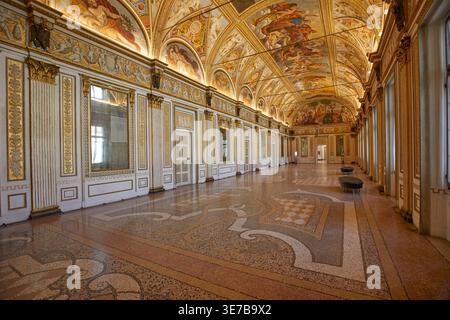 Sala degli specchi, Palazzo Ducale, Mantova, Italia Foto Stock