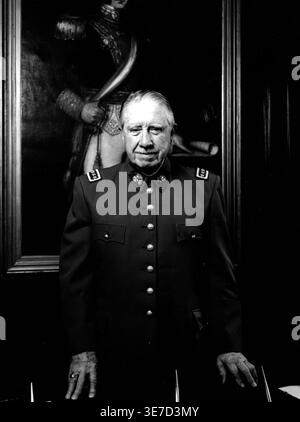 Generale Augusto Pinochet Ugarte Foto Stock