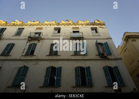 Tunisi (Governatorato di Tunisi), Tunisia: Rue Charles de Gaulle Foto Stock