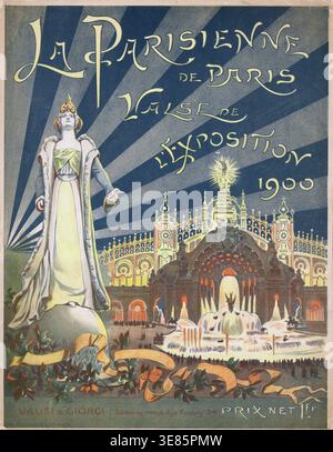 La Parisienne de Paris. Exposition universelle de 1900, 1900. Collezione privata. Foto Stock