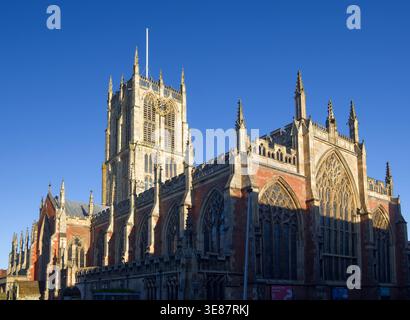 UK, East Yorkshire, Hull, Hull Minster. Foto Stock