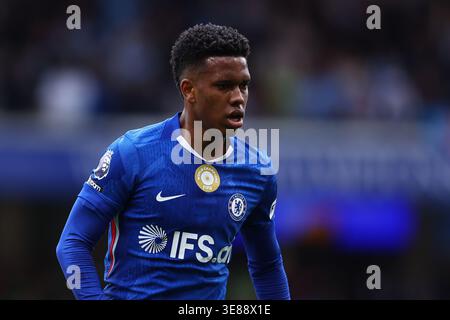 Londra, Regno Unito. 12 aprile 2026. Estevao del Chelsea durante la partita Chelsea vs Manchester City Premier League allo Stamford Bridge di Londra. Il credito per immagini dovrebbe essere: Paul Terry/Sportimage Credit: Sportimage Ltd/Alamy Live News Foto Stock