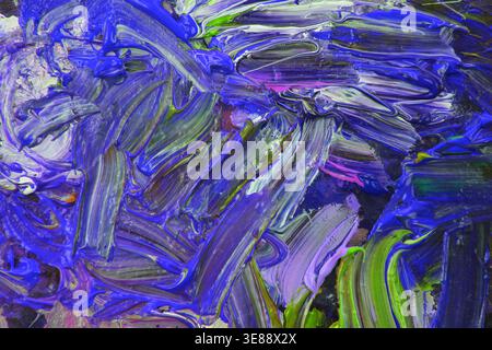 la struttura della tavolozza dei colori è un ottimo sfondo Foto Stock