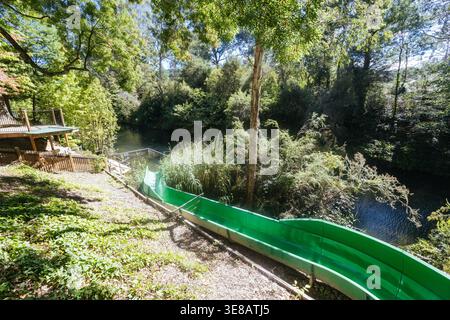 Passeggiata nel Bright Canyon in Australia Foto Stock