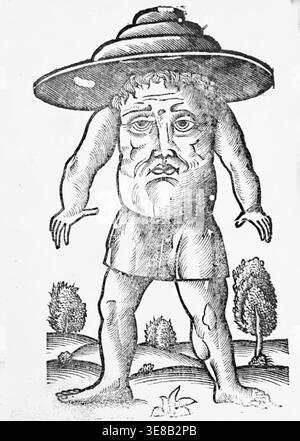 Giovanni Botero - le relazioni universali - 1618 - questa specifica illustrazione è un'incisione del libro di Giovanni Botero, le relazioni universali, originariamente pubblicato alla fine del XVI secolo, con questa versione specificamente dell'edizione del 1618. L'opera stessa è spesso attribuita all'artista rinascimentale Hans Burgkmair il Vecchio. Foto Stock