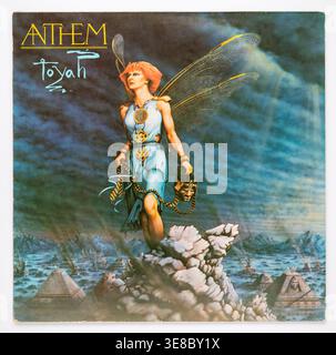 LP Cover of Anthem, il terzo album in studio dei Toyah, pubblicato nel 1981 Foto Stock