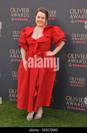 Londra, Regno Unito. 12 aprile 2026. Charley Marlowe agli Olivier Awards 2026, Royal Albert Hall, Kensington Gore, domenica 12 aprile 2026 a Londra, Inghilterra, Regno Unito. CAP/CAN © CAN/Capital Pictures credito: Capital Pictures/Alamy Live News Foto Stock